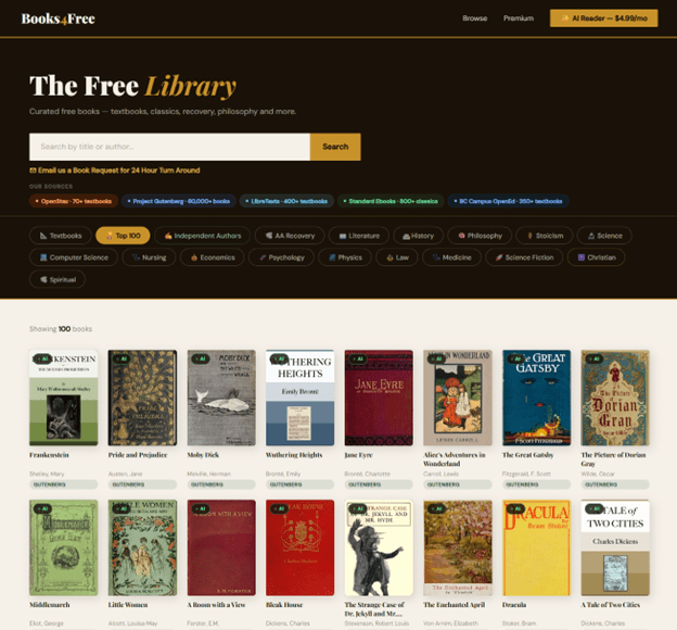 Books4free.com Vibe Coded Relaunch & Life Updates from 2019 to&nbsp;Now